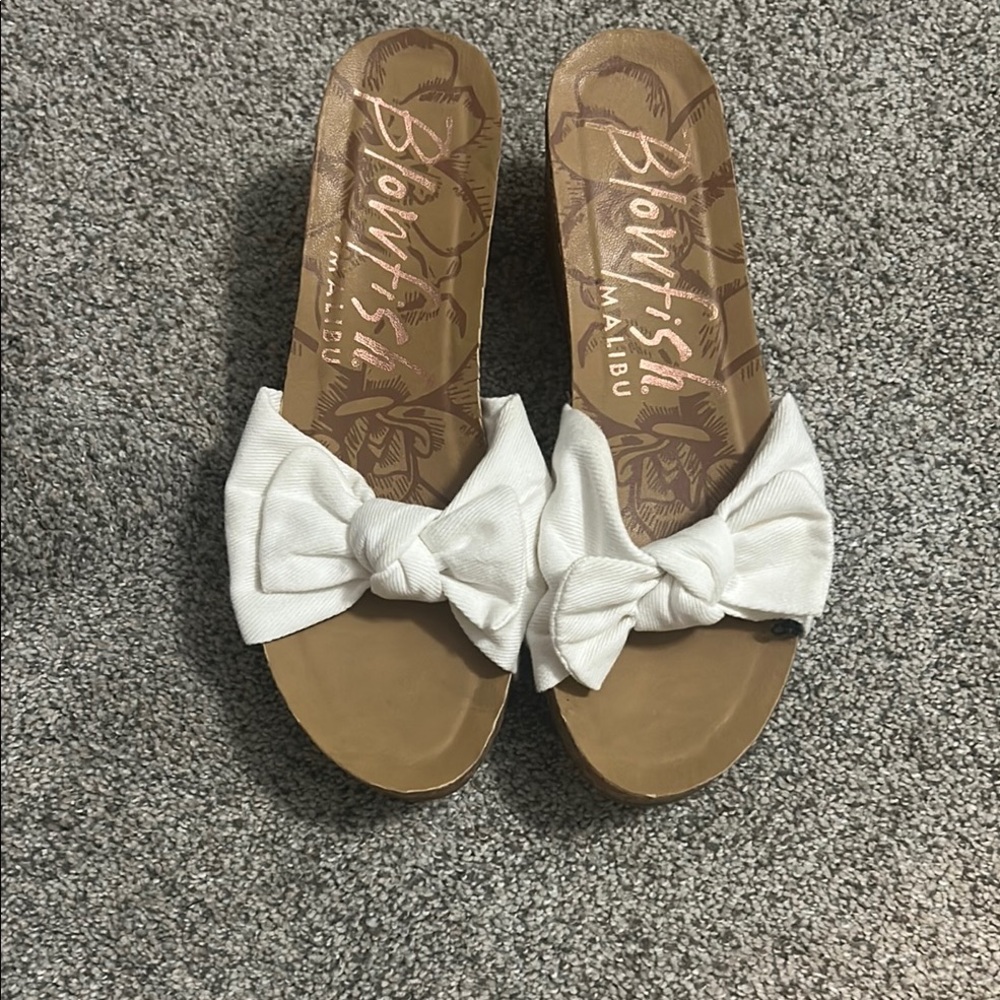 Blowfish Women's Sandals with White Bow